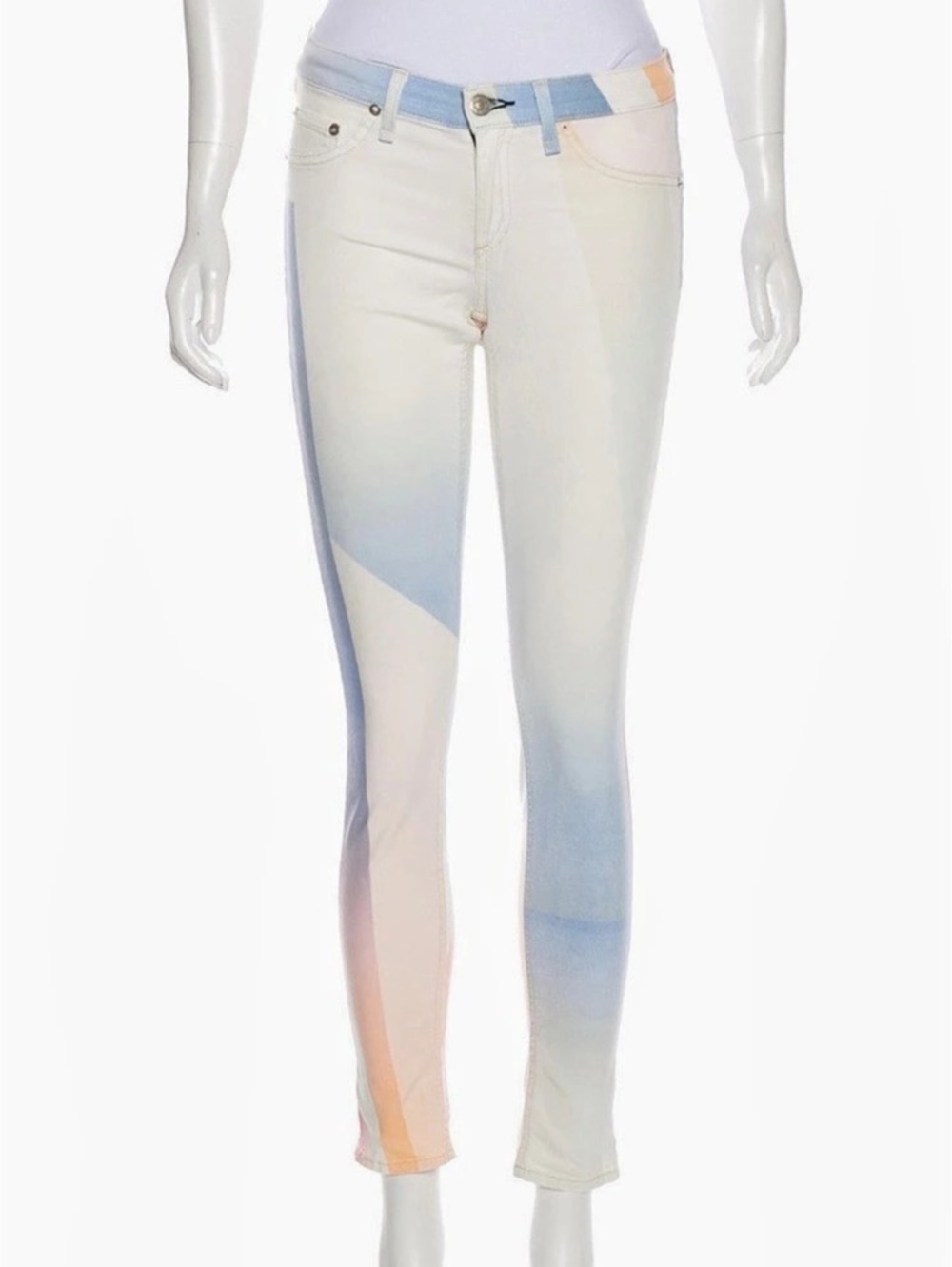 rag & bone Goetz Print Legging Skinny Jeans Waist 26